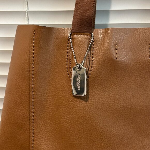 new Coach F58660 Derby Tote Saddle brown leather bag - Picture 4 of 7